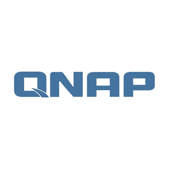 Logotipo azul con las letras QNFA P, estilo recortado, sobre fondo blanco.
